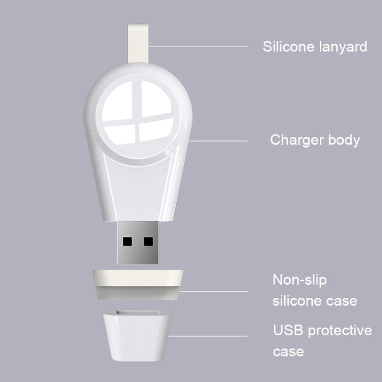 B2 Universal Portable Qi Standard Magnetic USB Wireless Charger for Apple Watch Series 4 & 3 & 2 & 1