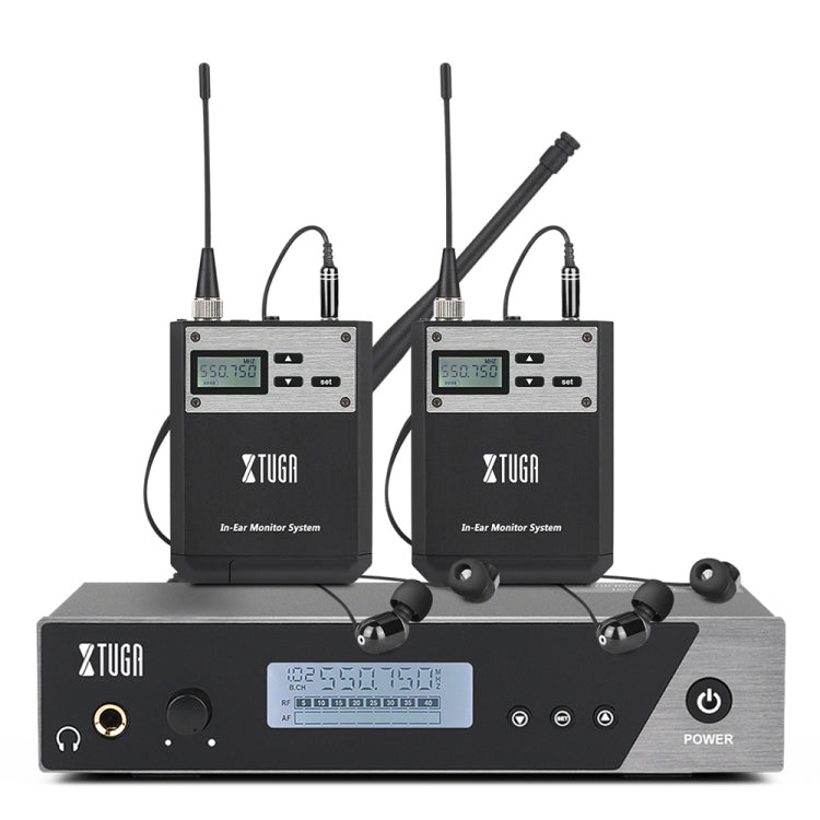 XTUGA IEM1100 Professional Wireless In Ear Monitor System, 1 BodyPacks, 2 BodyPacks, 4 BodyPacks, 5 BodyPacks