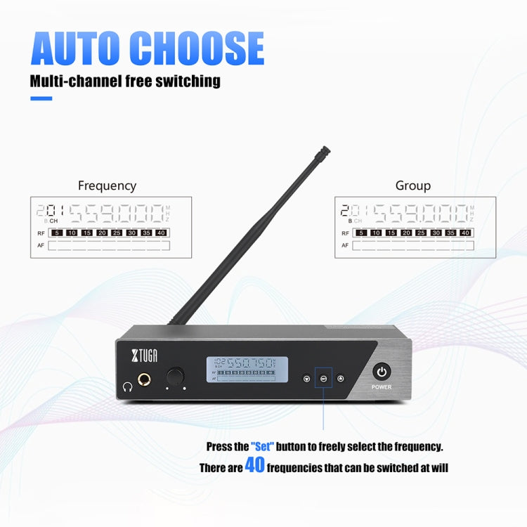 XTUGA IEM1100 Professional Wireless In Ear Monitor System, 1 BodyPacks, 2 BodyPacks, 4 BodyPacks, 5 BodyPacks