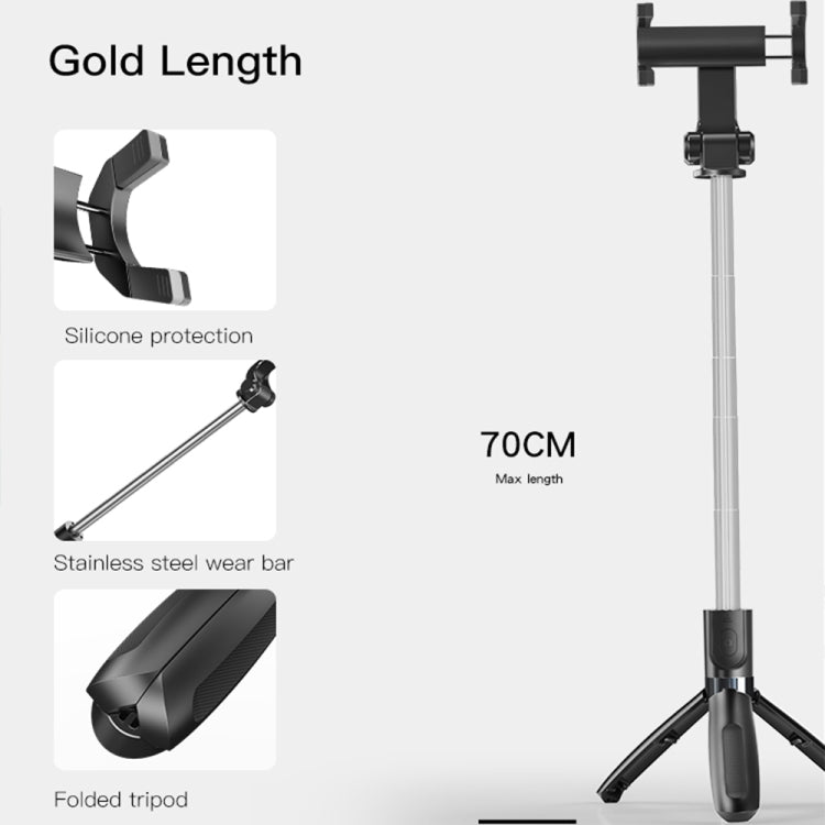 Yesido SF11 Retractable Bluetooth Tripod Phone Live Broadcast Selfie Stand, SF11
