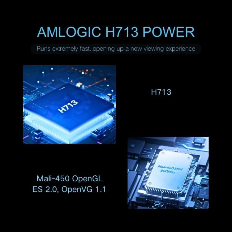 M10 Plus 1280 x 720P 200ANSI Amlogic H713 CPU Android 11 Smart Projector with Bracket, US Plug, EU Plug, UK Plug, AU Plug