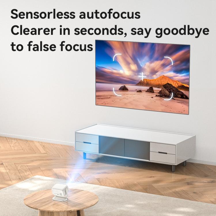 Yesido TV13 1280x720P 190ANSI Android 9.0 Series Smart Projector, EU Plug, UK Plug