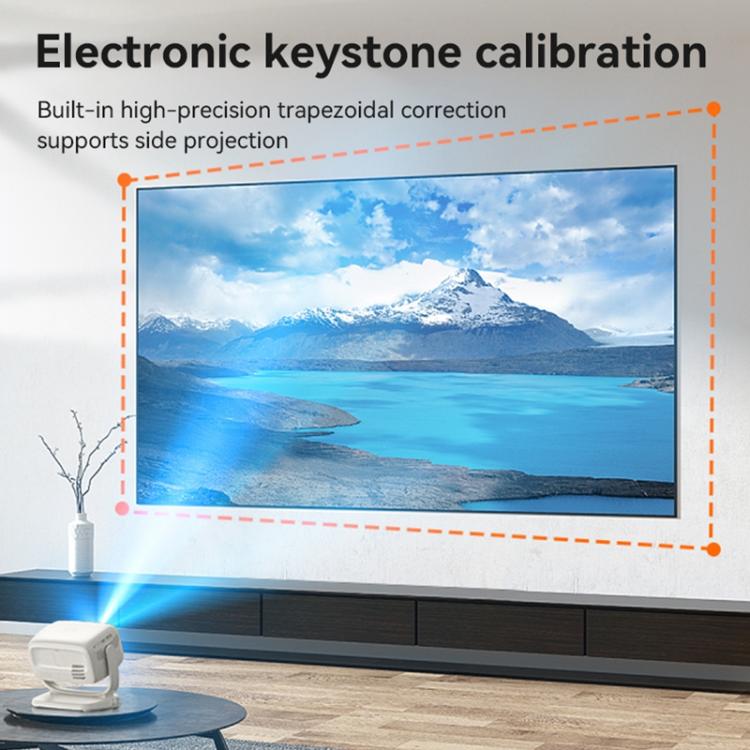 Yesido TV13 1280x720P 190ANSI Android 9.0 Series Smart Projector, EU Plug, UK Plug