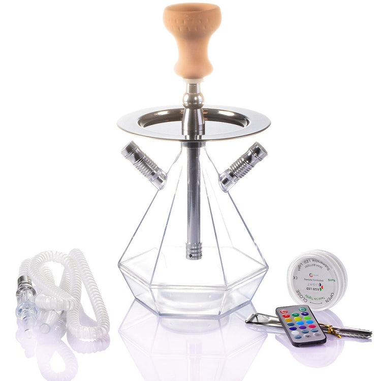 Acrylic Single Pipe Hookah Set, Single Pipe