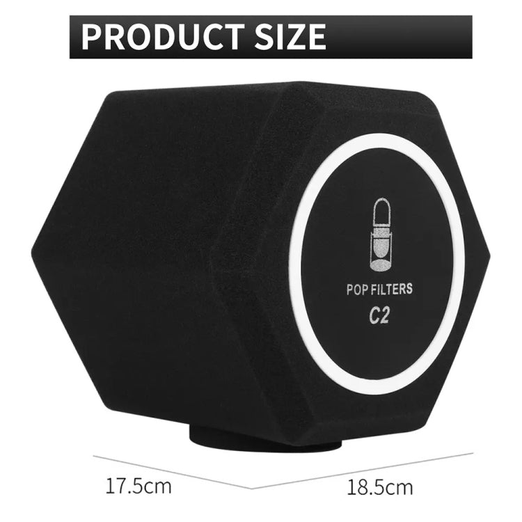 XTUGA Microphone Wind Shield Pop Filter Isolation Ball, C2