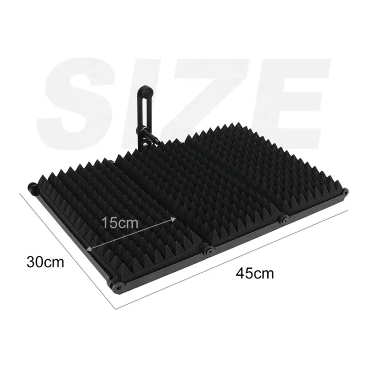 XTUGA P73 Foldable Recording Microphone Isolation Shield, P73