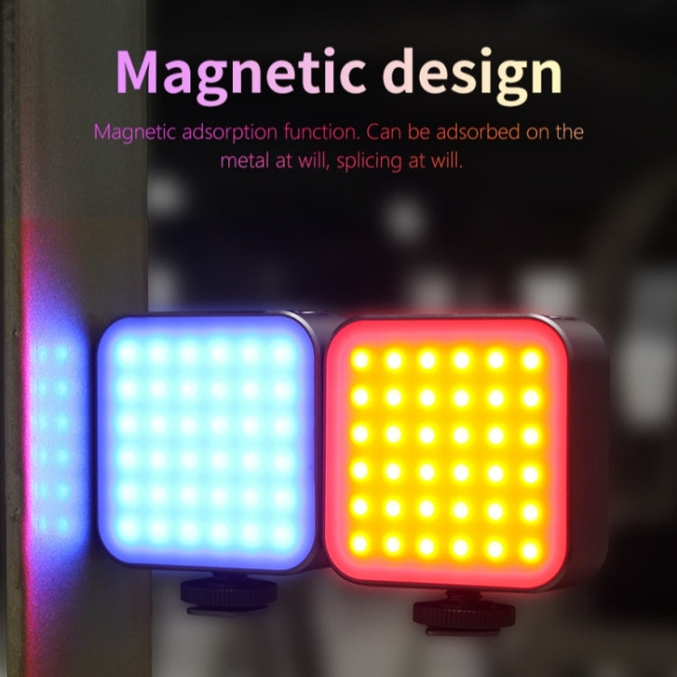 D01 Dimmable Photography LED Fill Light Portable Mini Camera Phone RGB Fill Light, D01