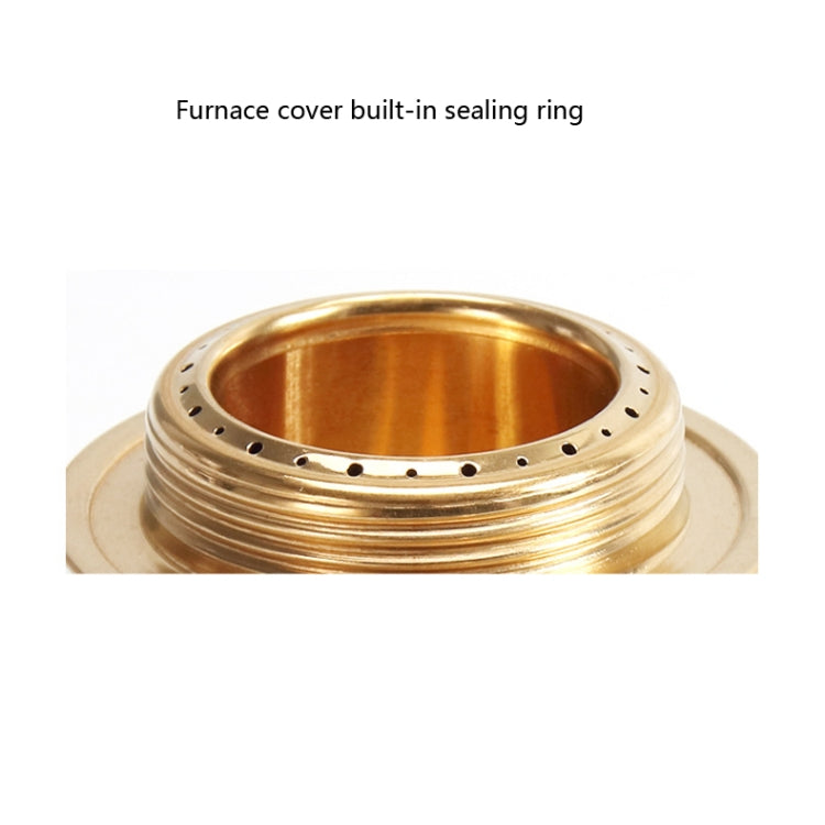 Outdoor Camping Alcohol Stove Vaporized Liquid Alcohol Atove Mini Alcohol Stove Portable Creative Alcohol Stove, Gold, Gray, Dark Green