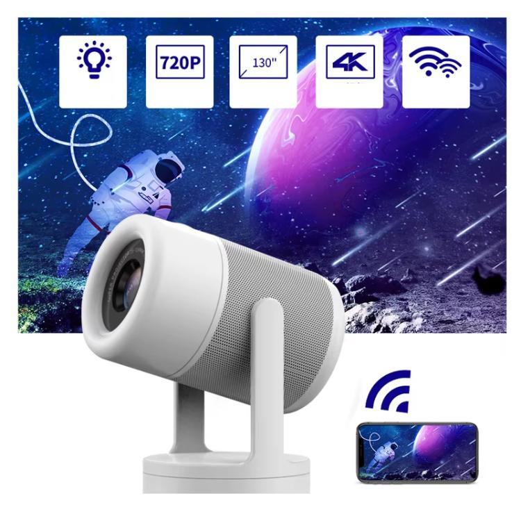 J1 1280 X 720P Projector WiFi 6 Android 11 System Supports Mirroring Screen, EU Plug, US Plug, UK Plug, AU Plug