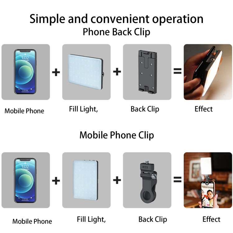 5W Mobile Phone Fill Light Live Broadcast Pocket Light, V11RGB, V11, V11SE