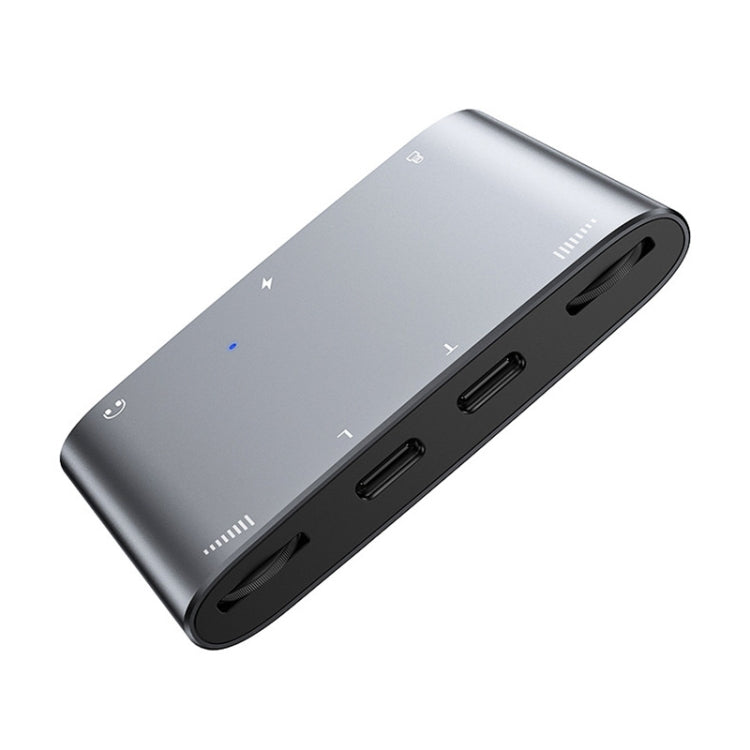 2 In 1 8 Pin+Type-C/USB-C Stereo Dual Channel Sound Card Live Converter, 2 In 1