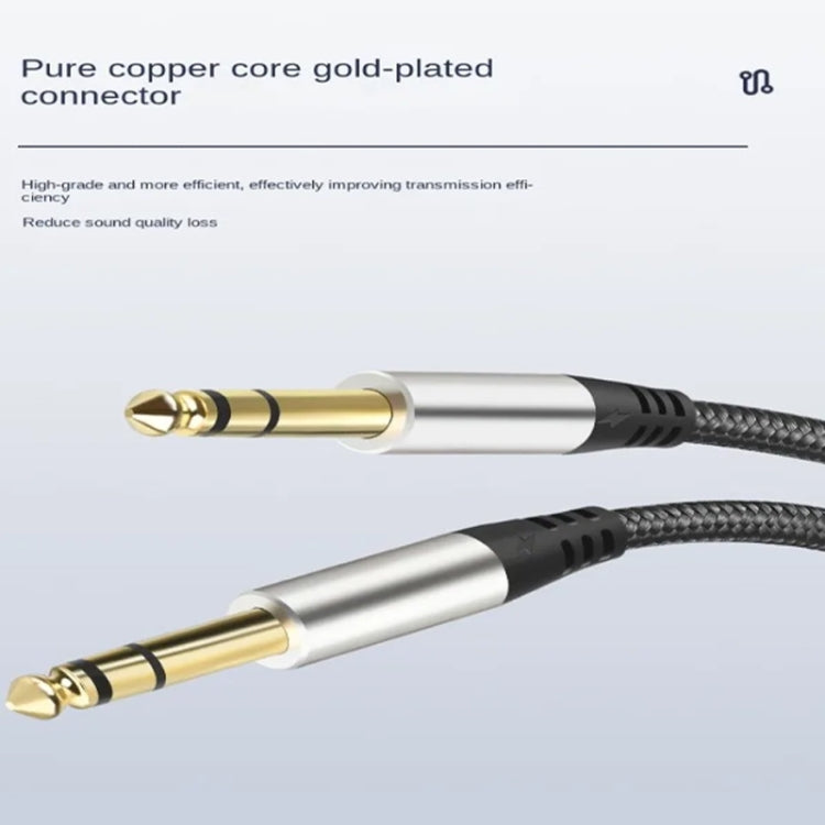 Audio Mixing Console Amplifier Drum Connection Cable 6.35MM Male To Male Audio Cable 28AWG OD4.0MM, 1m, 1.5m, 2m, 3m, 5m, 10m