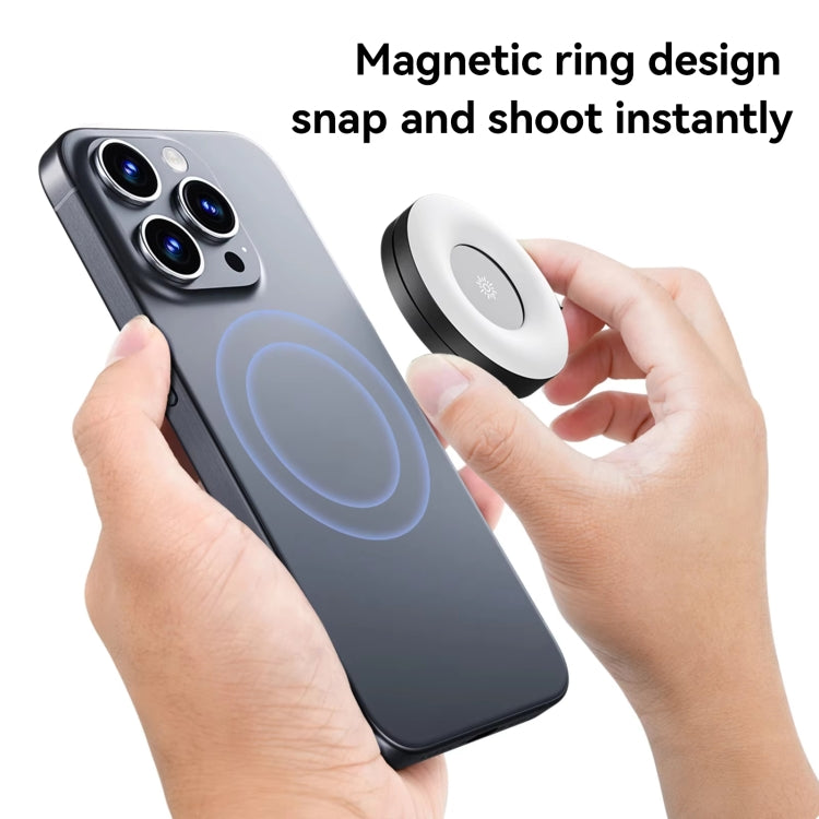 TELESIN Magnetic Selfie Light Rechargeable Reversible Design Fill Light, P5-BGD-01