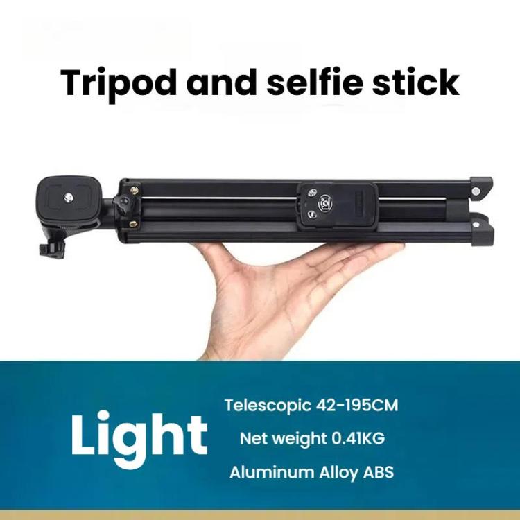 YUNTENG 1688L 16.5-77 Inch Phone Camera Selfie Stick Tripod With Bluetooth Remote Control, 1688L