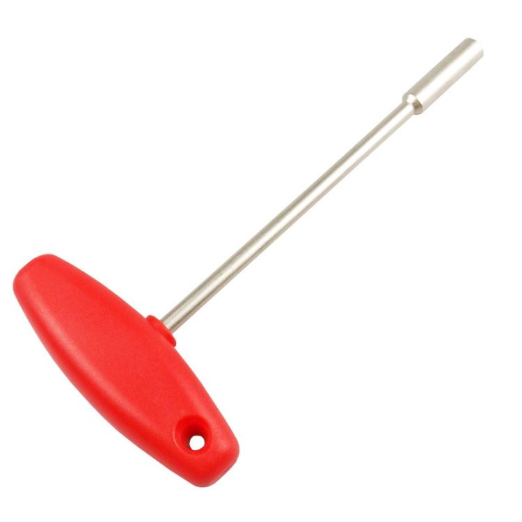 Hidden Spoke T-shaped Wrench Bicycle Tool Socket, 3.2mm Square Hole, 3.6mm Square Hole