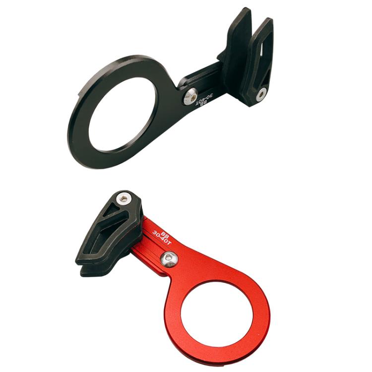 Bicycle Front Derailleur Single-Plate Positive Negative Tooth Chain Guide, ISG03 Model Black, ISG03 Model Red, ISG05 Model Black, ISG05 Model Red, BB Center Shaft Model Black, BB Center Shaft Model Red