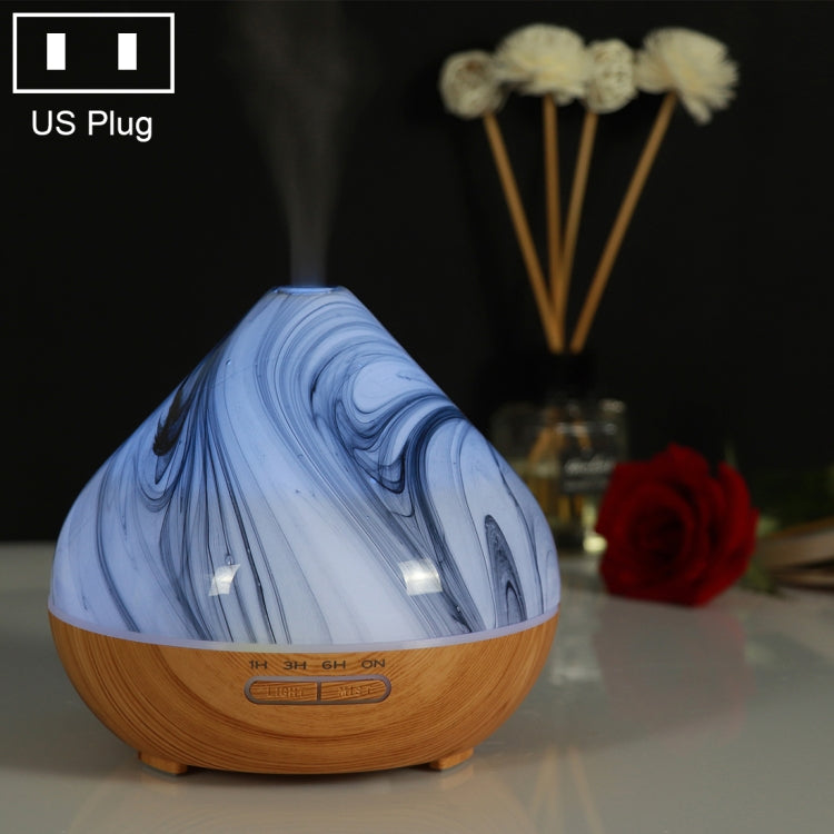 400ml Volcano Shape Humidifier Glass Aromatherapy Machine, AU Plug, EU Plug, UK Plug, US Plug