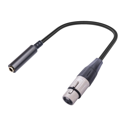 Female to XLR Female 0.3m 6.35mm  Microphone Audio Conversion Cable, 635K03-03