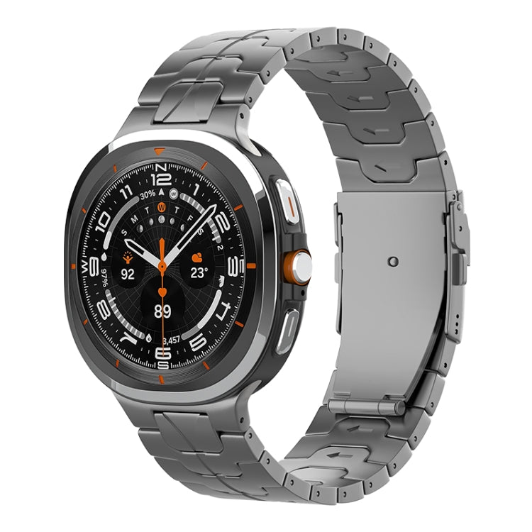 Safety Buckle Pure Titanium Watch Band, For Samsung Galaxy Watch Ultra 47mm