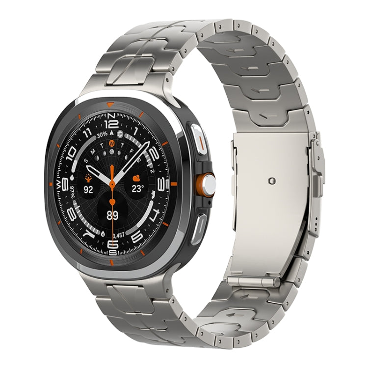 Safety Buckle Pure Titanium Watch Band, For Samsung Galaxy Watch Ultra 47mm