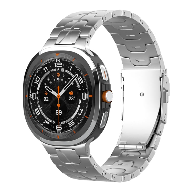 Safety Buckle Pure Titanium Watch Band, For Samsung Galaxy Watch Ultra 47mm