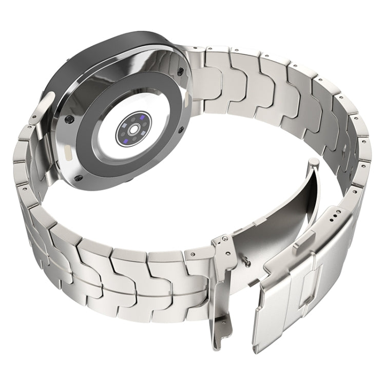 Safety Buckle Pure Titanium Watch Band, For Samsung Galaxy Watch Ultra 47mm