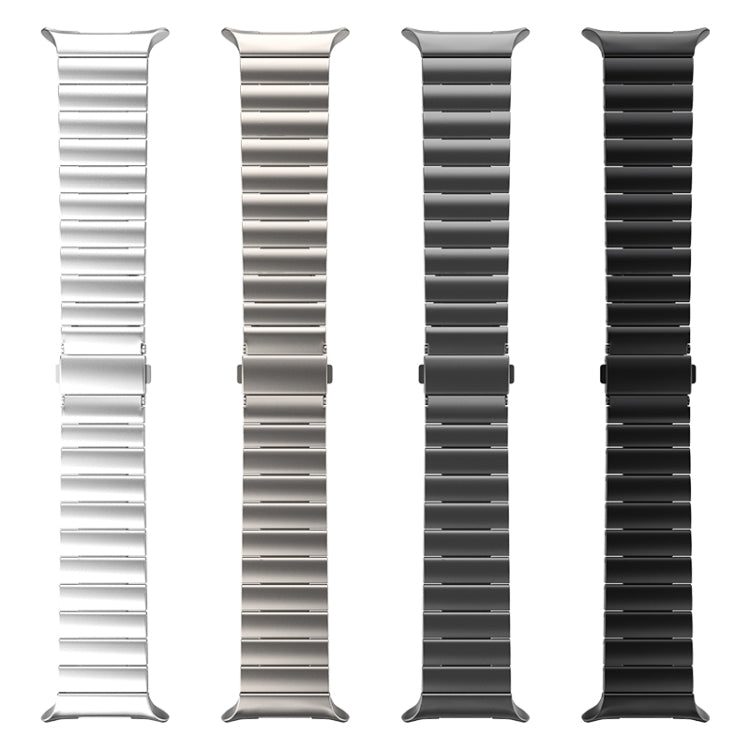 One Bead Flat Buckle Pure Titanium Watch Band, For Samsung Galaxy Watch Ultra 47mm