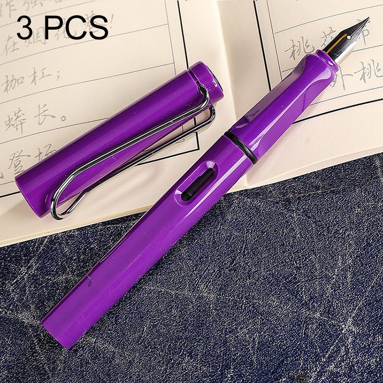 3 PCS School Office Extra Fine Titanium Alloy Nib Transparent Piston Fountain Pen(Black), Random Delivery(0.5mm/0.38mm Nib), HC3328B, HC3328E, HC3328F, HC3328G, HC3328L, HC3328LG, HC3328P, HC3328R, HC3328TE, HC3328TG, HC3328TH, HC3328TL, HC3328TT������...