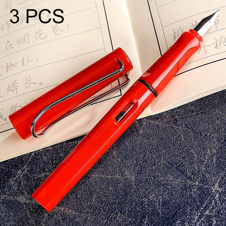3 PCS School Office Extra Fine Titanium Alloy Nib Transparent Piston Fountain Pen(Black), Random Delivery(0.5mm/0.38mm Nib), HC3328B, HC3328E, HC3328F, HC3328G, HC3328L, HC3328LG, HC3328P, HC3328R, HC3328TE, HC3328TG, HC3328TH, HC3328TL, HC3328TT������...