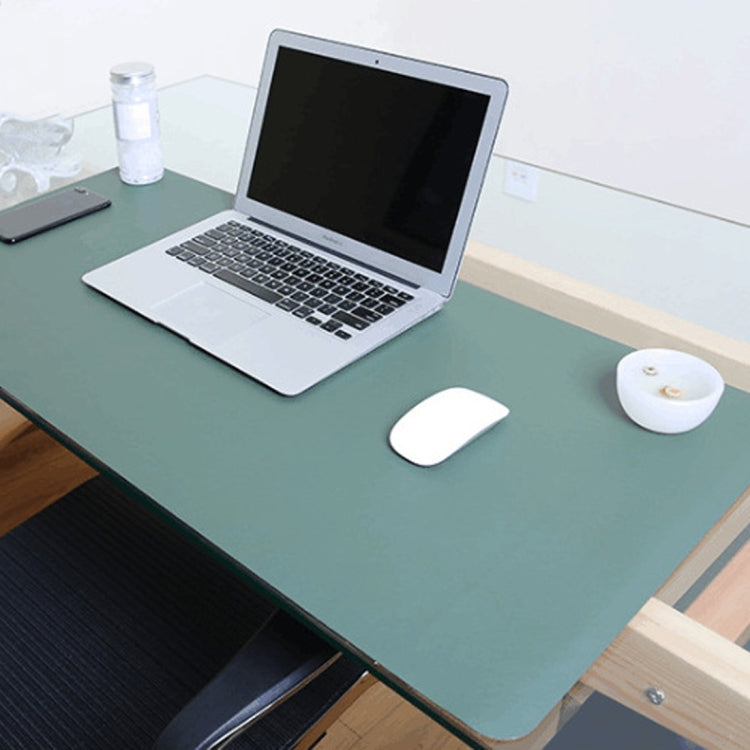 Multifunction Business Double Sided PU Leather Mouse Pad Keyboard Pad Table Mat Computer Desk Mat, Size: 120 x 60cm, Size: 120 x 60cm(Black Red), Size: 120 x 60cm, Size: 120 x 60cm(Green + Silver), Size: 120 x 60cm(Blue + Yellow)�����������������������...