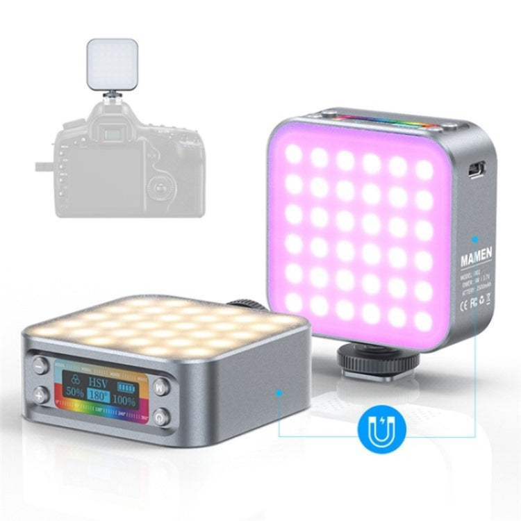 D01 Dimmable Photography LED Fill Light Portable Mini Camera Phone RGB Fill Light, D01