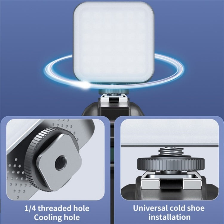 D01 Dimmable Photography LED Fill Light Portable Mini Camera Phone RGB Fill Light, D01
