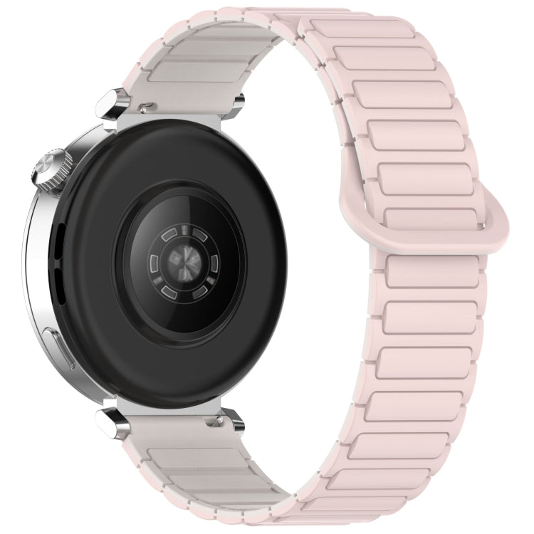 Dual Color Magnetic Buckle Silicone Watch Band, For Samsung Galaxy Watch3 45mm