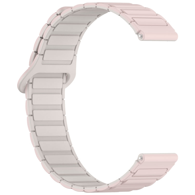 Dual Color Magnetic Buckle Silicone Watch Band, For Samsung Galaxy Watch3 45mm