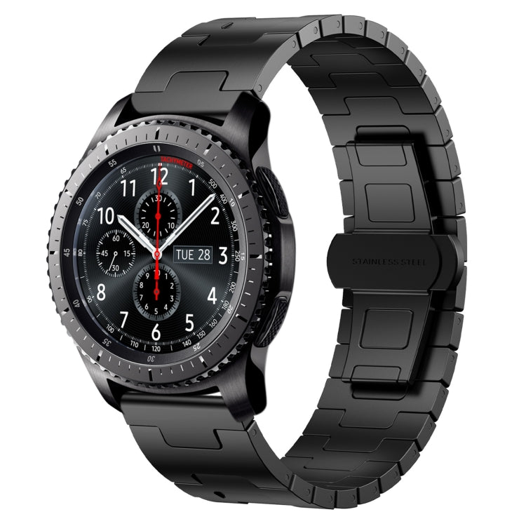 Titanium Alloy 22mm Metal Watch Band, For Samsung Galaxy Gear S3 Frontier, For Samsung Galaxy Watch 3 45mm, For Samsung Galaxy Gear S3 Classic, For Samsung Galaxy Watch 46mm