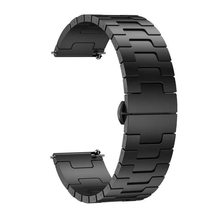 Titanium Alloy 22mm Metal Watch Band, For Samsung Galaxy Gear S3 Frontier, For Samsung Galaxy Watch 3 45mm, For Samsung Galaxy Gear S3 Classic, For Samsung Galaxy Watch 46mm