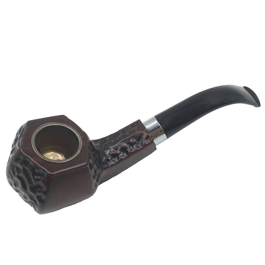 Bakelite Resin Pipe Iron Pot Dry Pipe Men Portable Filter Curved Pipe, Curved Pipe