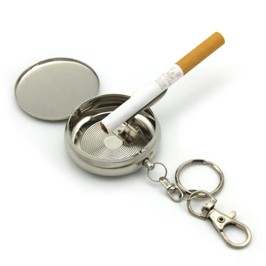 2 PCS 70mm Metal Rolling Machine Tobacco Roller Cigarette Maker For Paper, Portable Ashtray