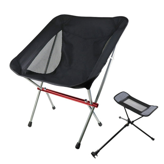 Outdoor Beach Chair Aluminum Alloy Ultra Light Camping Barbecue Fishing Portable Folding Back Chair, Outdoor Beach Chair
