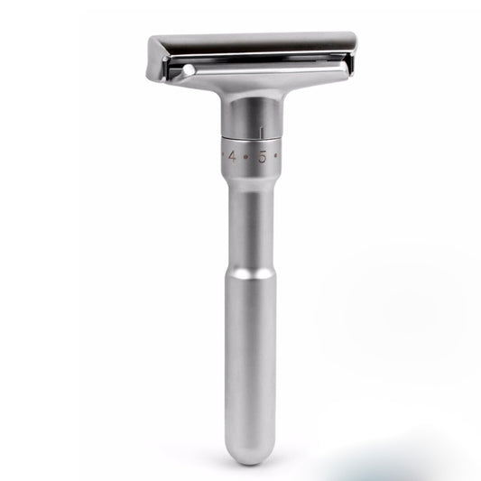 Adjustable Safety Razor Double Edge Classic Mens Shaving Hair Removal Shaver with 5 Blades
