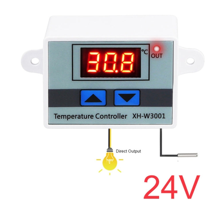 XH-W3001 Digital LED Temperature Controller Arduino Cooling Heating Switch Thermostat NTC Sensor, 24V, 220V