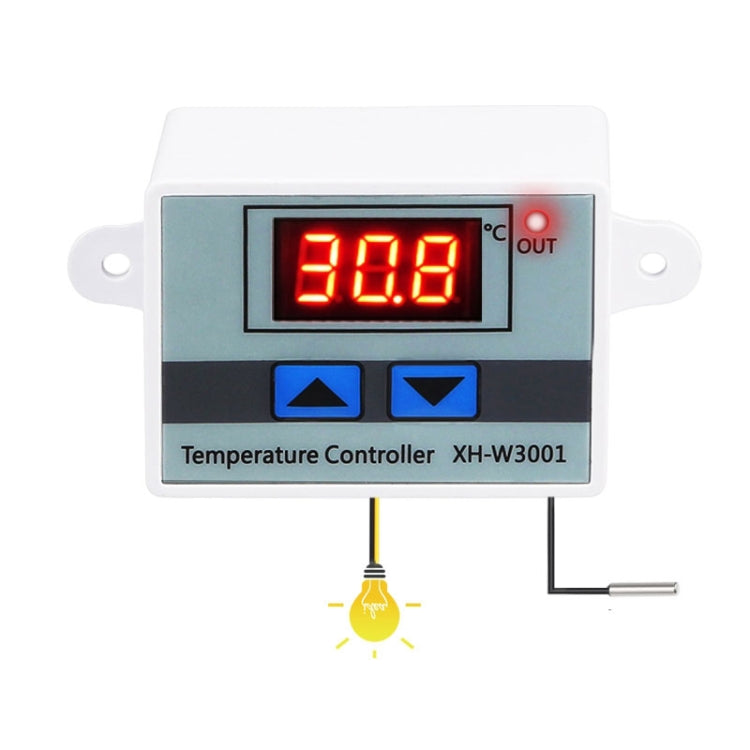 XH-W3001 Digital LED Temperature Controller Arduino Cooling Heating Switch Thermostat NTC Sensor, 24V, 220V
