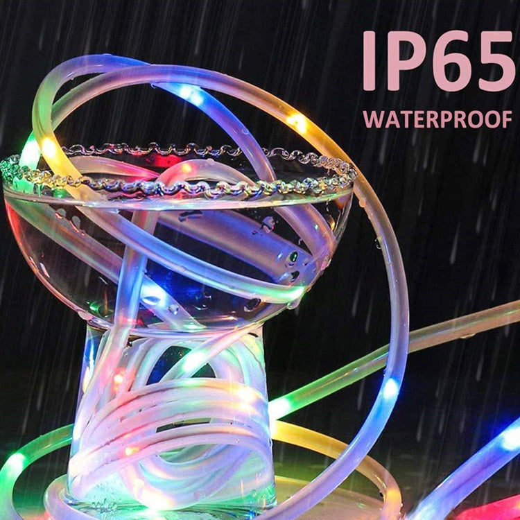 Holiday Party Decoration Tube String Lights LED Garden Decoration Casing Light with Remote Control, Spec:, 7m 50 LEDs USB Powered, 12m 100 LEDs USB Powered
