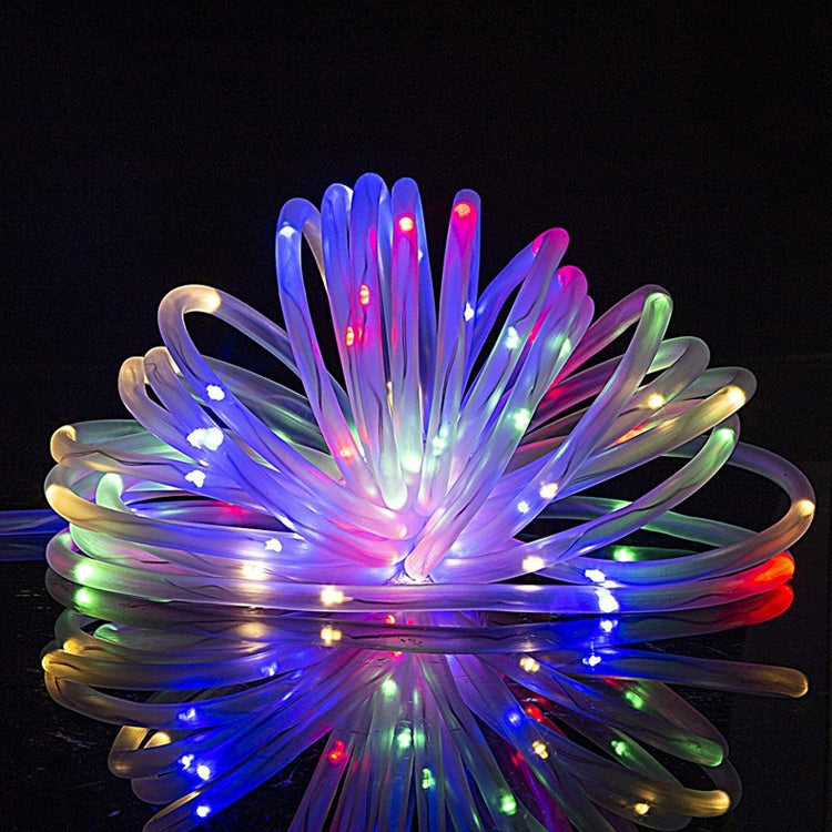 Holiday Party Decoration Tube String Lights LED Garden Decoration Casing Light with Remote Control, Spec:, 7m 50 LEDs USB Powered, 12m 100 LEDs USB Powered