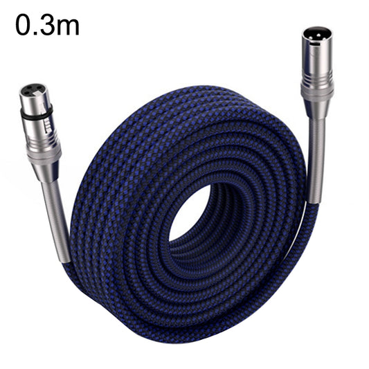 LHD010 Caron Male To Female XLR Dual Card Microphone Cable Audio Cable, 0.3m, 0.5m, 1m, 1.8m, 2m, 3m, 5m, 8m, 10m, 12m, 15m, 20m, 25m, 30m, 40m, 50m, 60m