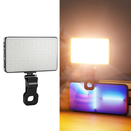 ST-120C Mobile Phone Tablet Clip Fill Light Selfie Live Camera Portable Camera Lighting, ST-120C