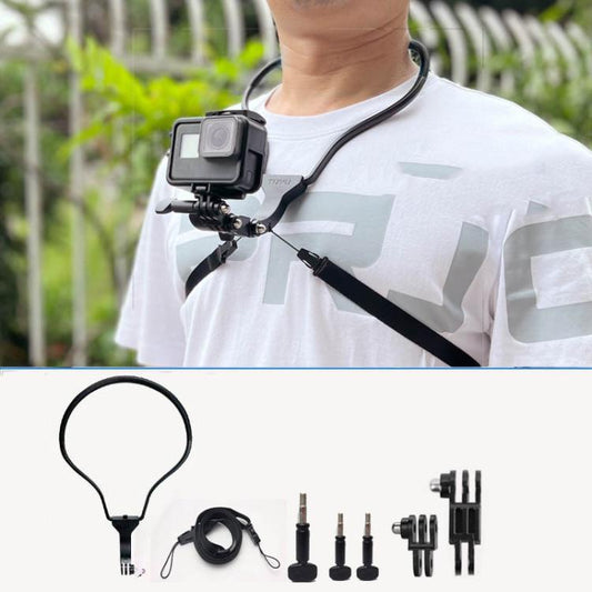 TUYU Camera Neck Holder Mobile Phone Chest Strap Mount  For Video Shooting//POV, Standard (Black), Standard (Blue), With Phone Clip (Black), With Phone Clip (Blue), Vertical Shooting (Black), Vertical Shooting (Blue), Vertical +Phone Clip (Black)������...