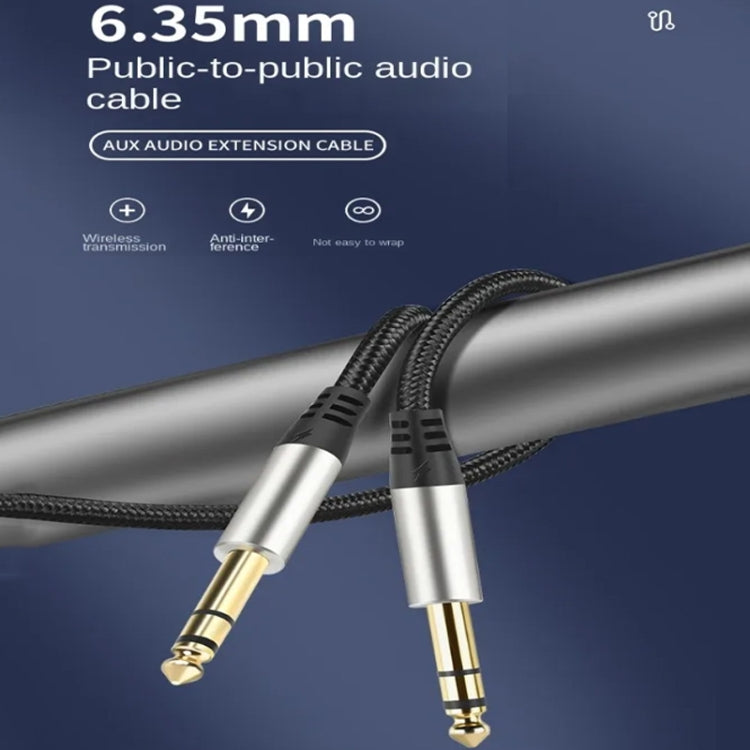 Audio Mixing Console Amplifier Drum Connection Cable 6.35MM Male To Male Audio Cable 28AWG OD4.0MM, 1m, 1.5m, 2m, 3m, 5m, 10m
