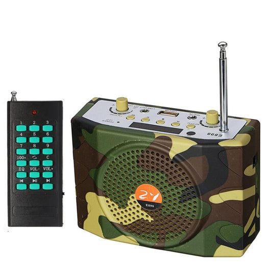 25W  Bluetooth Voice Amplifier Bird Hunting Speaker Supports USB/TF/FM 1000m Remote Control, EU Plug, US Plug