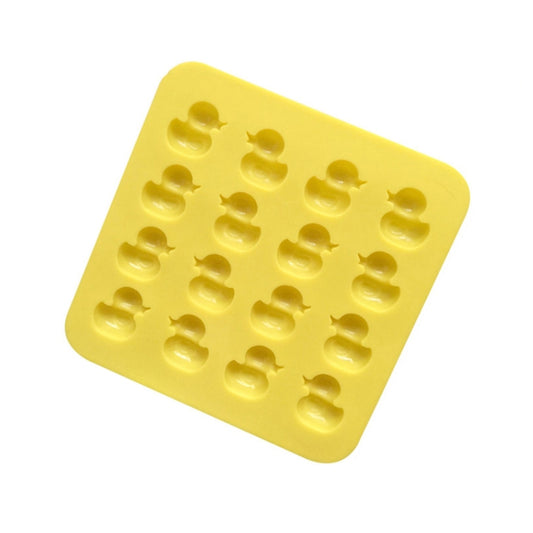 Cute Yellow Duck Silicone Chocolate Mould Fire Lacquer Wax Mold, Yellow Duck